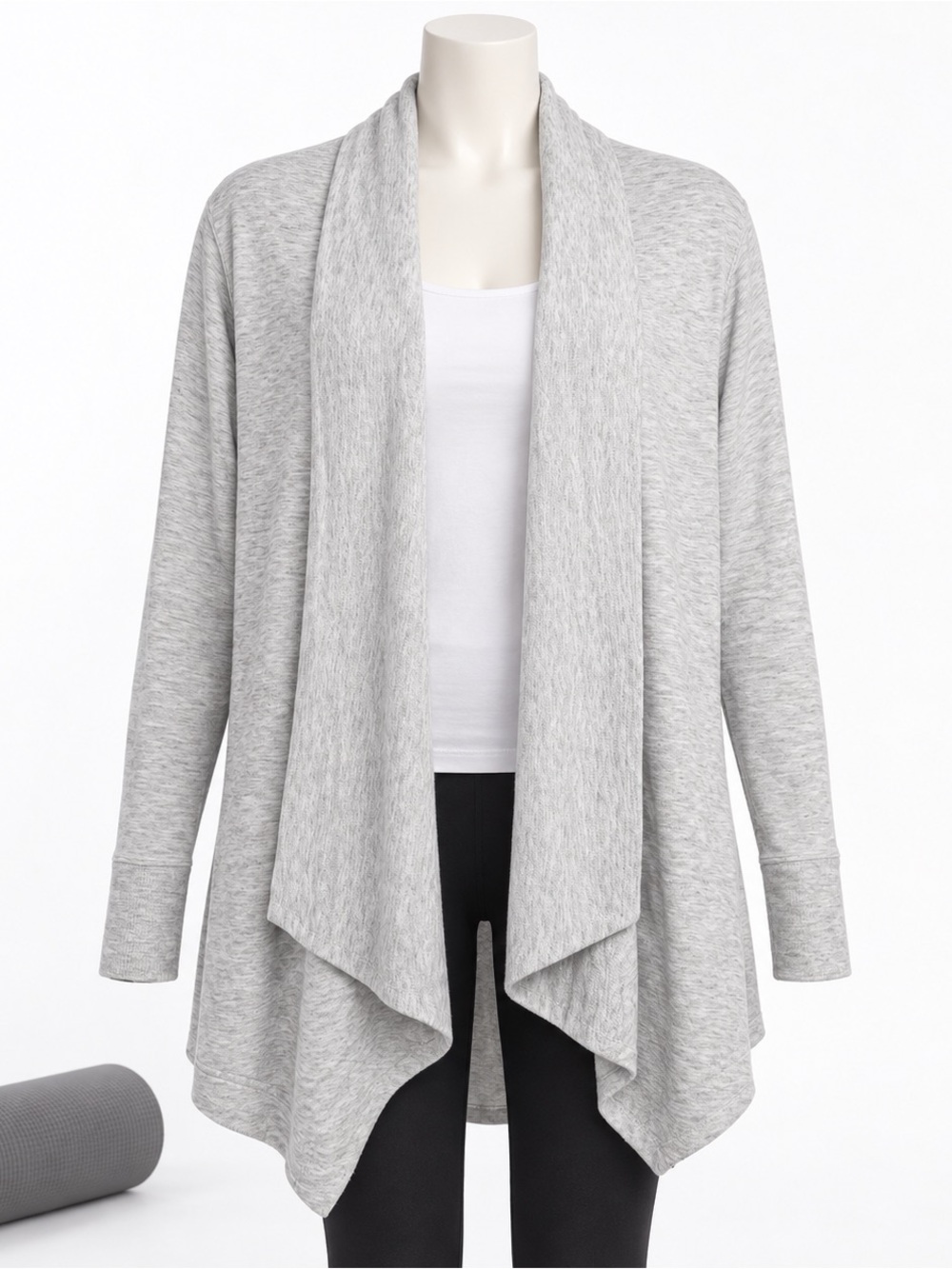 Athleta Pranayama II Wrap Cardigan Gray Size XS